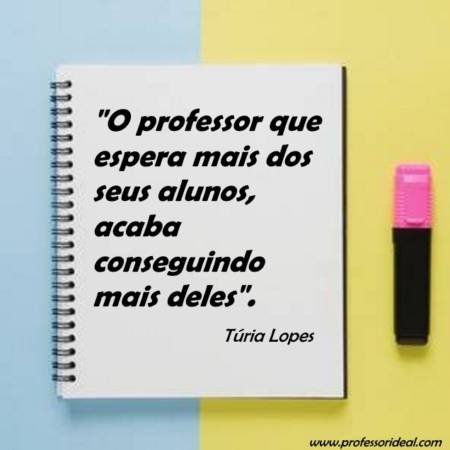 Mensagens para professores